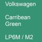 Preview: Volkswagen, Carribean Green, LP6M / M2.